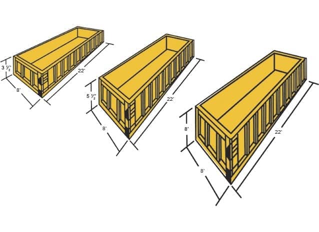 Container Dimensions