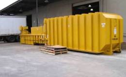 4 yard pre-crusher stationary compactor